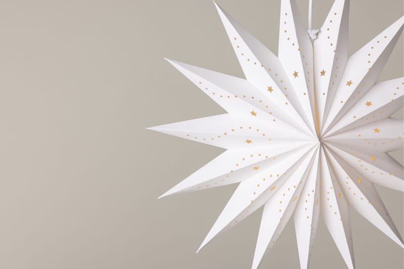Lindvallen Adventsstjerne / Julelampe 51 cm - Hvid - Belysning - Julebelysning - Julelamper