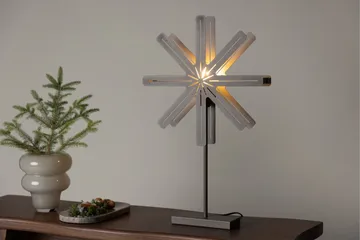 Säfsen Adventsstjerne / Julelampe 40 cm - Brun - Belysning - Julebelysning - Julestjerne - Julestjerne på fod