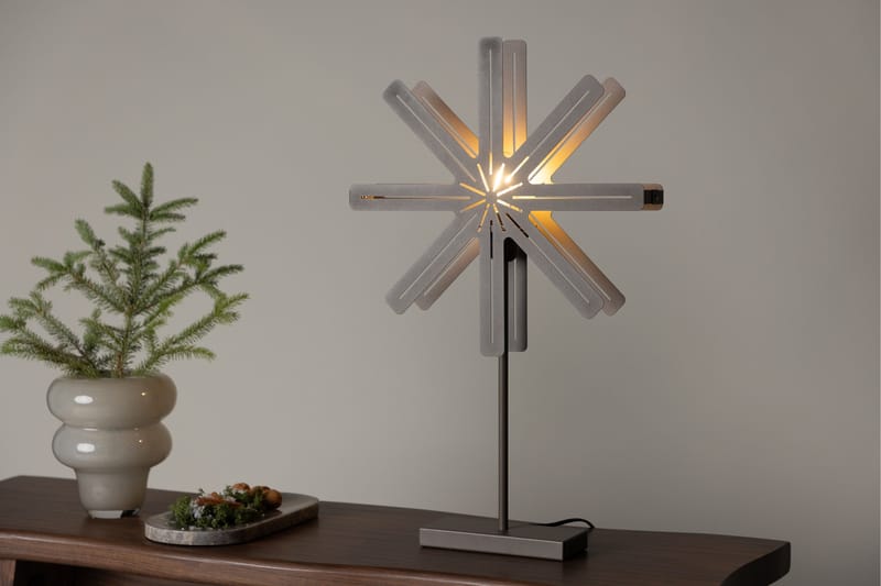 Säfsen Adventsstjerne / Julelampe 40 cm - Brun - Belysning - Julebelysning - Julelamper