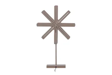Säfsen Adventsstjerne / Julelampe 40 cm - Brun - Belysning - Julebelysning - Julestjerne - Julestjerne på fod