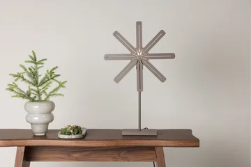 Säfsen Adventsstjerne / Julelampe 40 cm - Brun - Belysning - Julebelysning - Julestjerne - Julestjerne på fod