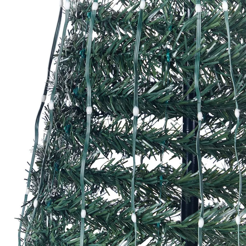 Gulvjuledekoration Saarloq - 55x55x160 cm - Belysning - Julebelysning - Julelamper