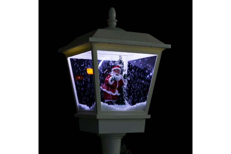 julegadelampe med julemand 180 cm LED-lys - Hvid - Julelys udendørs