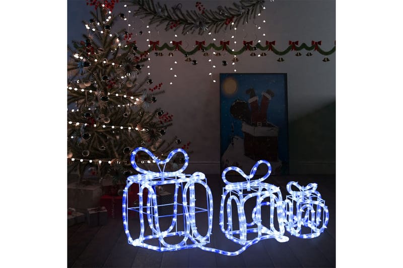 julegaver med 180 LED'er til indendørs- og udendørsbrug - Hvid - Julelys udendørs