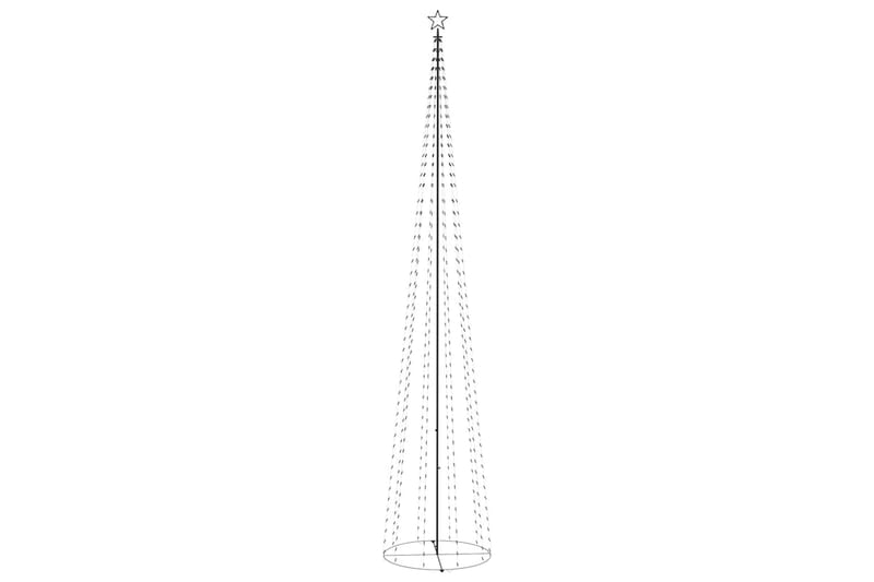 kegleformet juletræ 160x500 cm 752 LED'er koldt hvidt lys - Hvid - Belysning - Julebelysning - Julelys udendørs