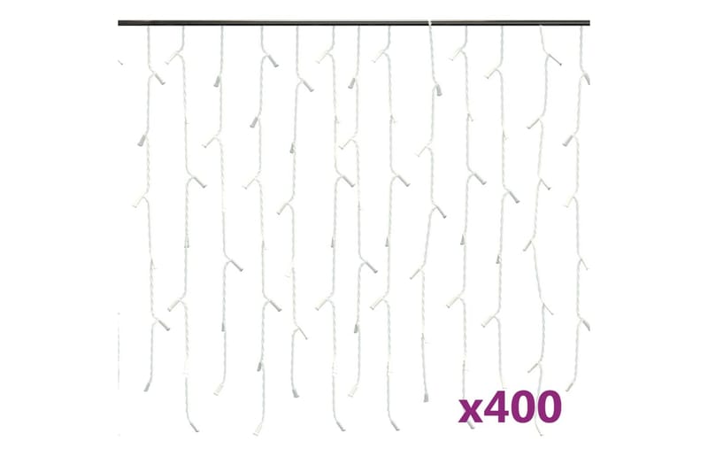 LED-lysgardin 10 m 400 LED'er 8 funktioner farverigt lys - Belysning - Julebelysning - Julelys udendørs