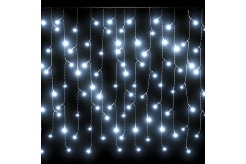 LED-lysgardin 10 m 400 LED'er 8 funktioner koldt hvidt lys - Julelys udendørs