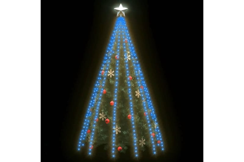 lyskæder til træ med 500 LED'er 500 cm inde/ude blå - Blå - Belysning - Julebelysning - Julelys udendørs