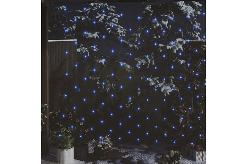 lysnet 3x3 m 306 LED'er inde/ude blåt lys - Blå - Julelys udendørs