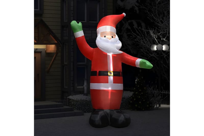 oppustelig julemand med LED-lys 3 m IP44 - Rød - Julelys udendørs