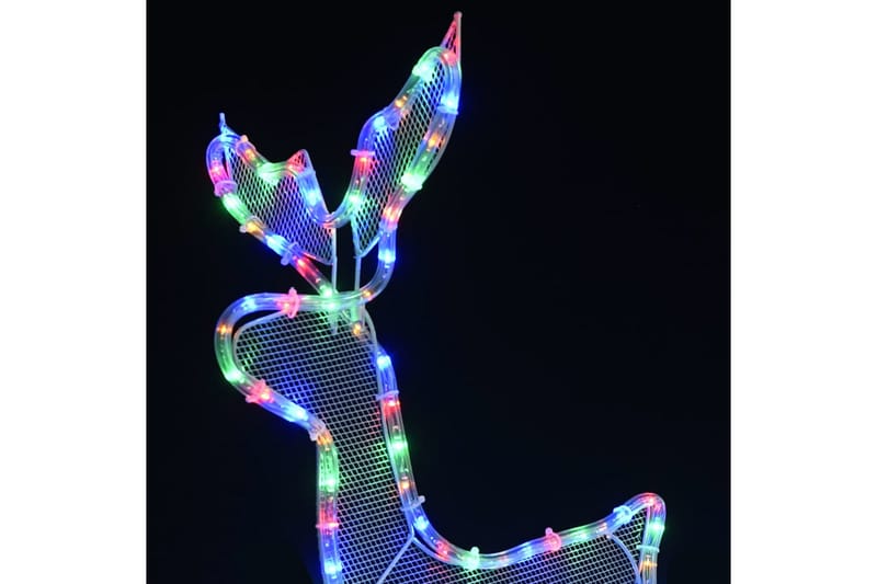 rensdyr og kane juledekoration 432 LED-lys trådnet - Julelys udendørs