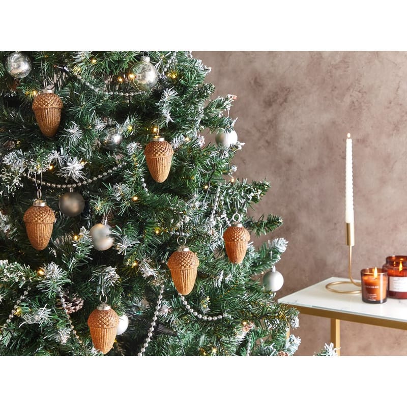 Julekugle Ambre Sæt med 6 - Belysning - Julebelysning - Øvrig julebelysning