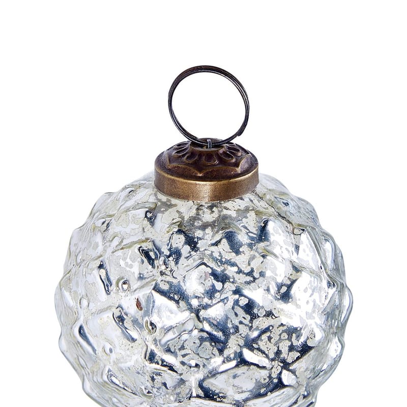 Julekugle Argentin Sæt med 6 - Sølv - Belysning - Julebelysning - Øvrig julebelysning