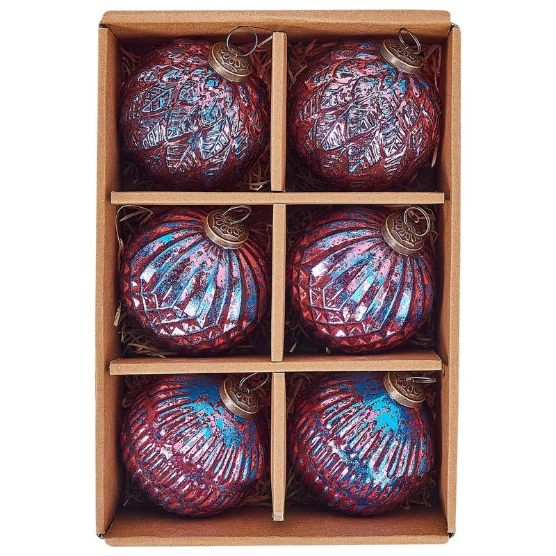 Julekugle Astral Sæt med 6 - Boligtilbehør - Julepynt & højtidsdekorationer - Juelpynt og juledekoration - Juletræspynt & julekugler