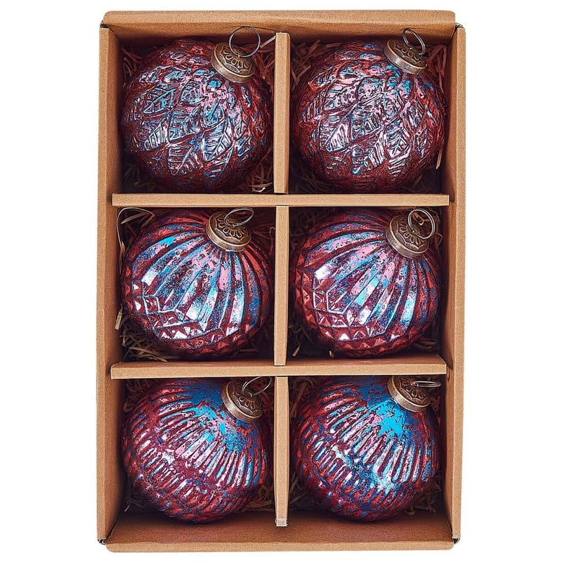 Julekugle Astral Sæt med 6 - Boligtilbehør - Julepynt & højtidsdekorationer - Juelpynt og juledekoration - Juletræspynt & julekugler