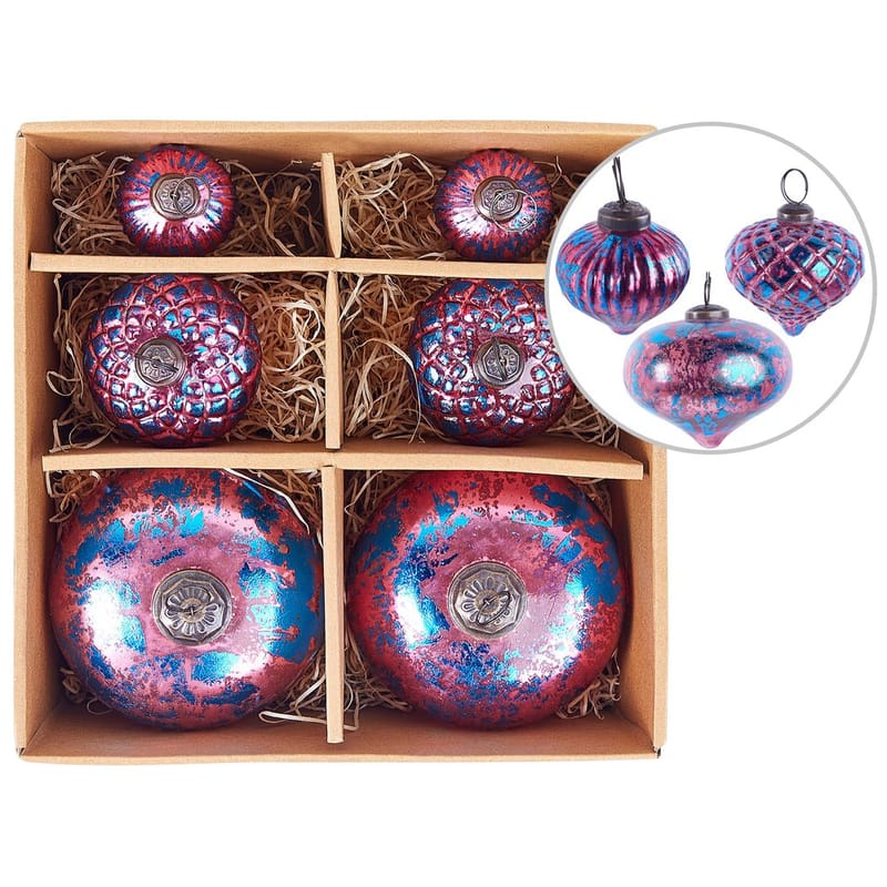 Julekugle Astrale Sæt med 6, undefined