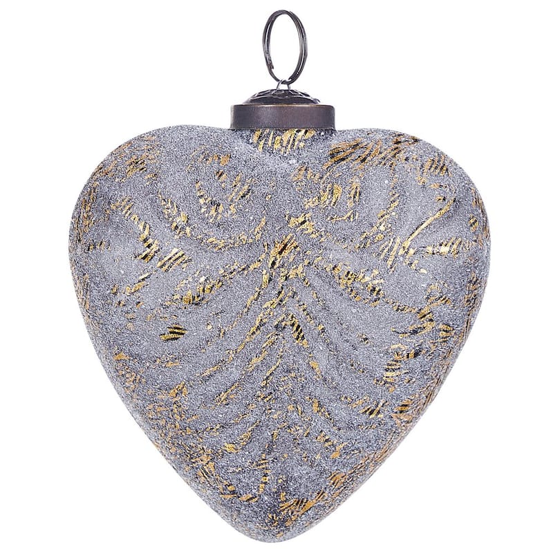 Julekugle Feriable Sæt med 4 - Grå, Sølv, Guld - Belysning - Julebelysning - Øvrig julebelysning