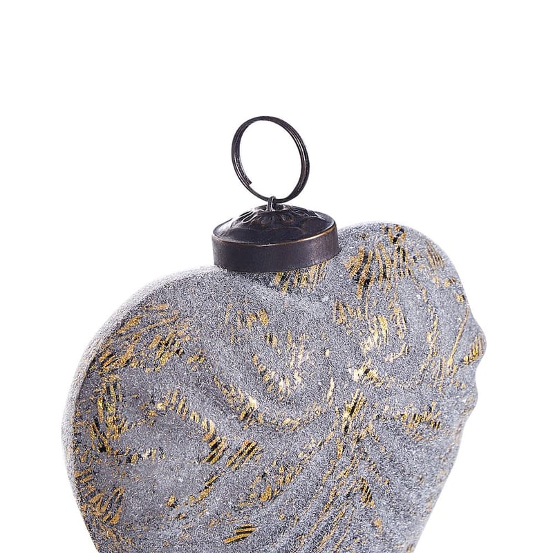 Julekugle Feriable Sæt med 8 - Grå, Guld, Sølv - Belysning - Julebelysning - Øvrig julebelysning