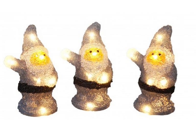 Julemand 3-sæt LED - Pixie Design - Julebelysning - Øvrig julebelysning