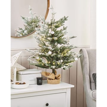 Ringrose Lille Snefyldt Plastgran 90 cm - Grøn/Hvid/Beige - Boligtilbehør - Julepynt & højtidsdekorationer - Juelpynt og juledekoration - Plastik juletræ