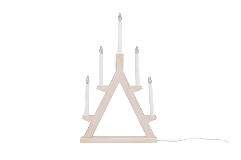 Val Thoren Adventslysestage 60 cm - Hvid - Belysning - Julebelysning - Adventsstage