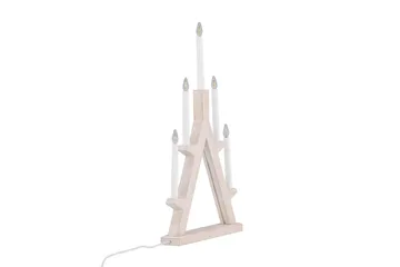 Val Thoren Adventslysestage 60 cm - Hvid - Belysning - Julebelysning - Adventsstage