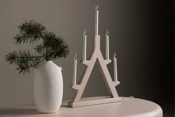 Val Thoren Adventslysestage 60 cm - Hvid - Belysning - Julebelysning - Adventsstage