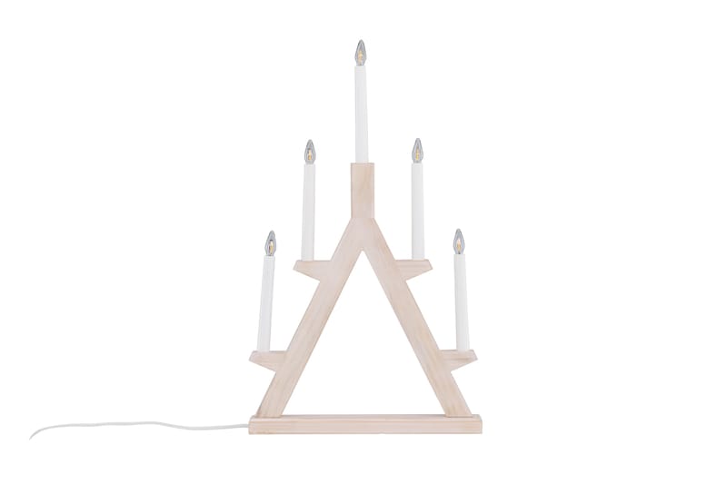 Val Thoren Adventslysestage 60 cm - Hvid - Belysning - Julebelysning - Adventsstage