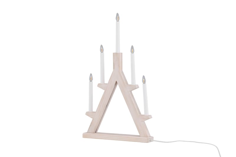 Val Thoren Adventslysestage 60 cm - Hvid - Belysning - Julebelysning - Adventsstage