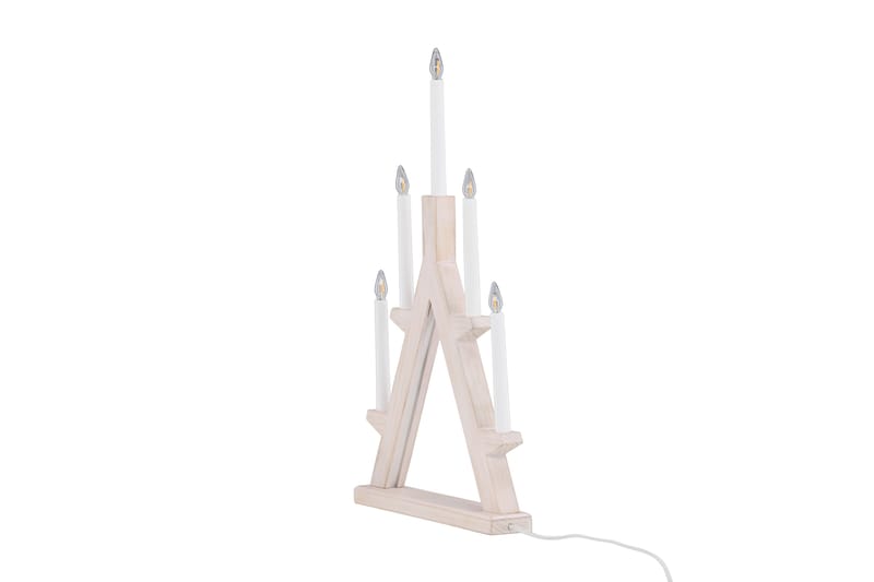 Val Thoren Adventslysestage 60 cm - Hvid - Belysning - Julebelysning - Adventsstage