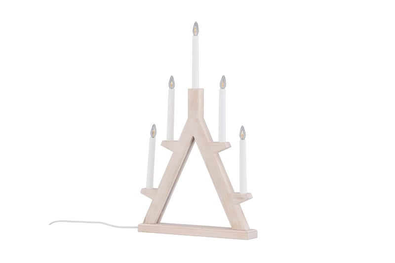 Val Thoren Adventslysestage 60 cm - Hvid - Belysning - Julebelysning - Adventsstage