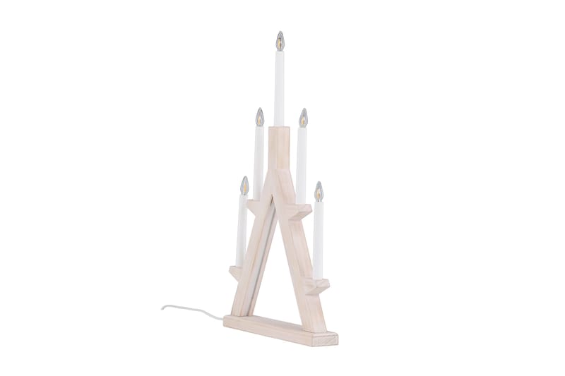 Val Thoren Adventslysestage 60 cm - Hvid - Belysning - Julebelysning - Adventsstage