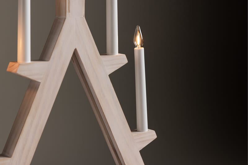 Val Thoren Adventslysestage 60 cm - Hvid - Belysning - Julebelysning - Adventsstage