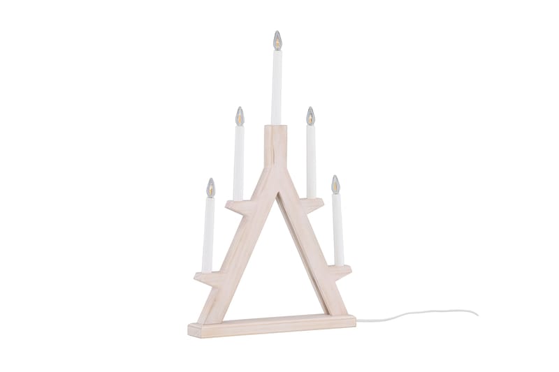 Val Thoren Adventslysestage 60 cm - Hvid - Belysning - Julebelysning - Adventsstage