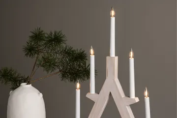 Val Thoren Adventslysestage 60 cm - Hvid - Belysning - Julebelysning - Adventsstage