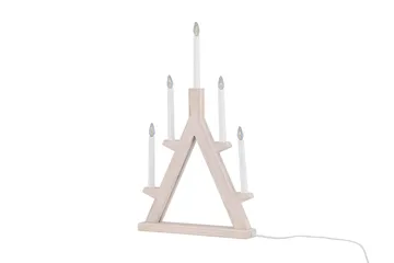 Val Thoren Adventslysestage 60 cm - Hvid - Belysning - Julebelysning - Adventsstage