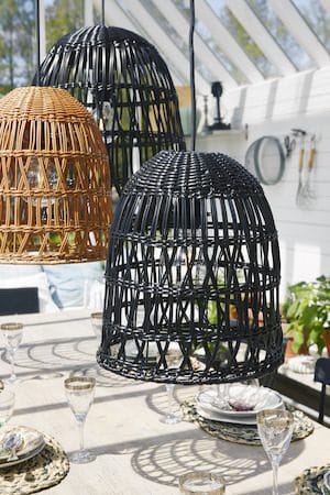 Knute lampeskærm 48 cm - sort - Belysning - Belysningstilbehør