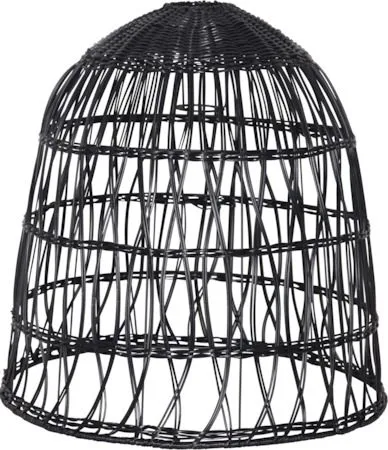 Knute lampeskærm 48 cm, sort