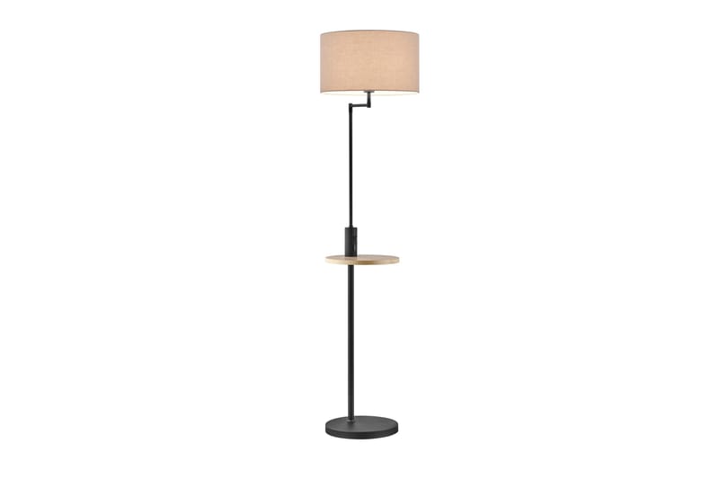 Trio Lighting Claas gulvlampe E27 matsort, Matsort