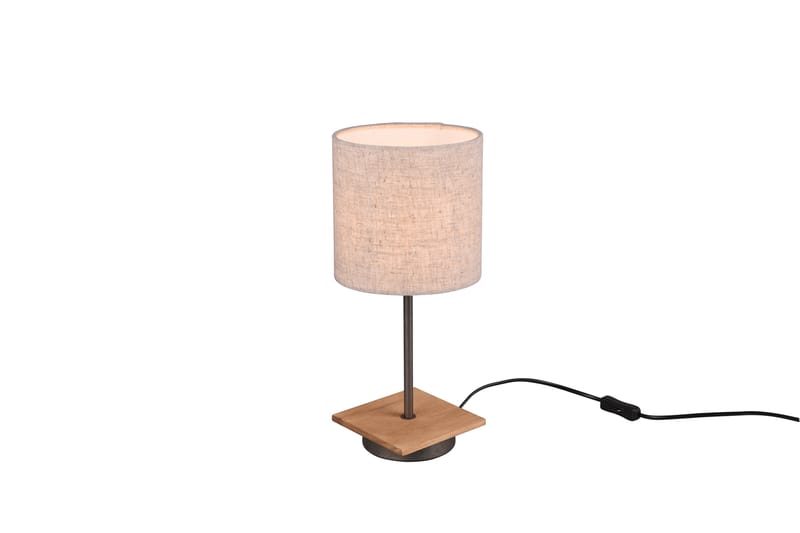 Trio Lighting Elmau bordlampe E14 træ/beige - Belysning - Lamper & indendørsbelysning - Soveværelse lampe