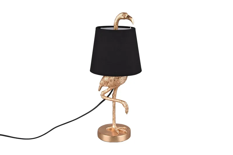 Trio Lighting Lola bordlampe E14 sort/guld, undefined