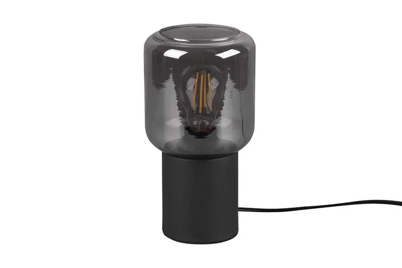 Trio Lighting Nico bordlampe E27 matsort - Matsort - Belysning - Lamper & indendørsbelysning - Sengelampe - Sengelampe bord