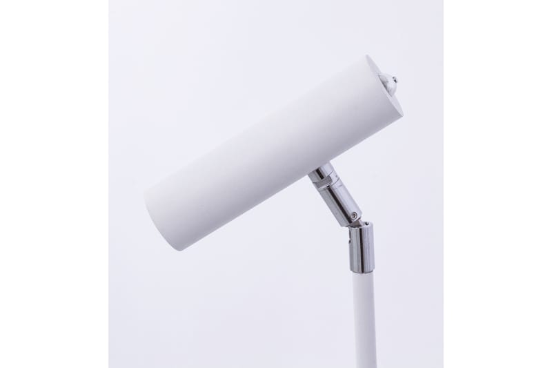 Artic Gulvlampe Dobbelt Hvid/Krom - Scan Lamps - Soveværelse lampe - Stuelampe - Gulvlampe & standerlampe