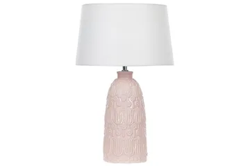 Azzurvi Bordlampe 56 cm E27 - Lyserød/Hvid - Belysning - Lamper & indendørsbelysning - Bordlampe