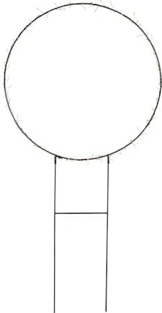 Barlumi silhuet-dekorationsbelysning 120 cm, sort