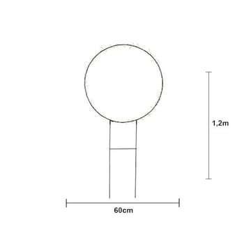 Barlumi silhuet-dekorationsbelysning 120 cm - sort - Belysning - Lamper & indendørsbelysning - Dekorativ belysning