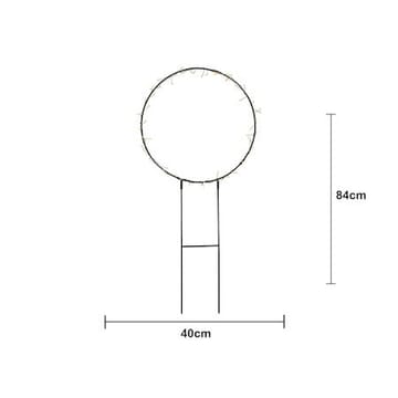 Barlumi silhuet-dekorationsbelysning 84 cm - sort - Belysning - Lamper & indendørsbelysning - Dekorativ belysning