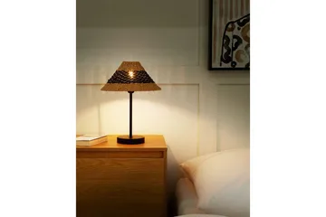 Boieba Bordlampe 40 cm E27 - Sort/Natur - Belysning - Lamper & indendørsbelysning - Bordlampe