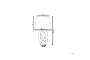 Allika bordlampe 28 cm - Guld - Belysning - Lamper & indendørsbelysning - Bordlampe