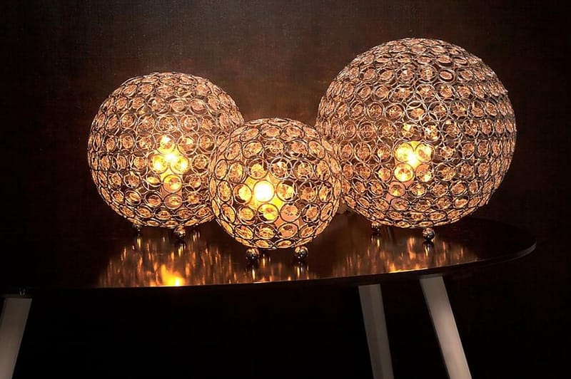 Aneta Bling Bordlampe 16,5 cm - Aneta Lighting - Vindueslampe på fod - Soveværelse lampe - Stuelampe - Sengelampe bord - Vindueslampe - Bordlampe